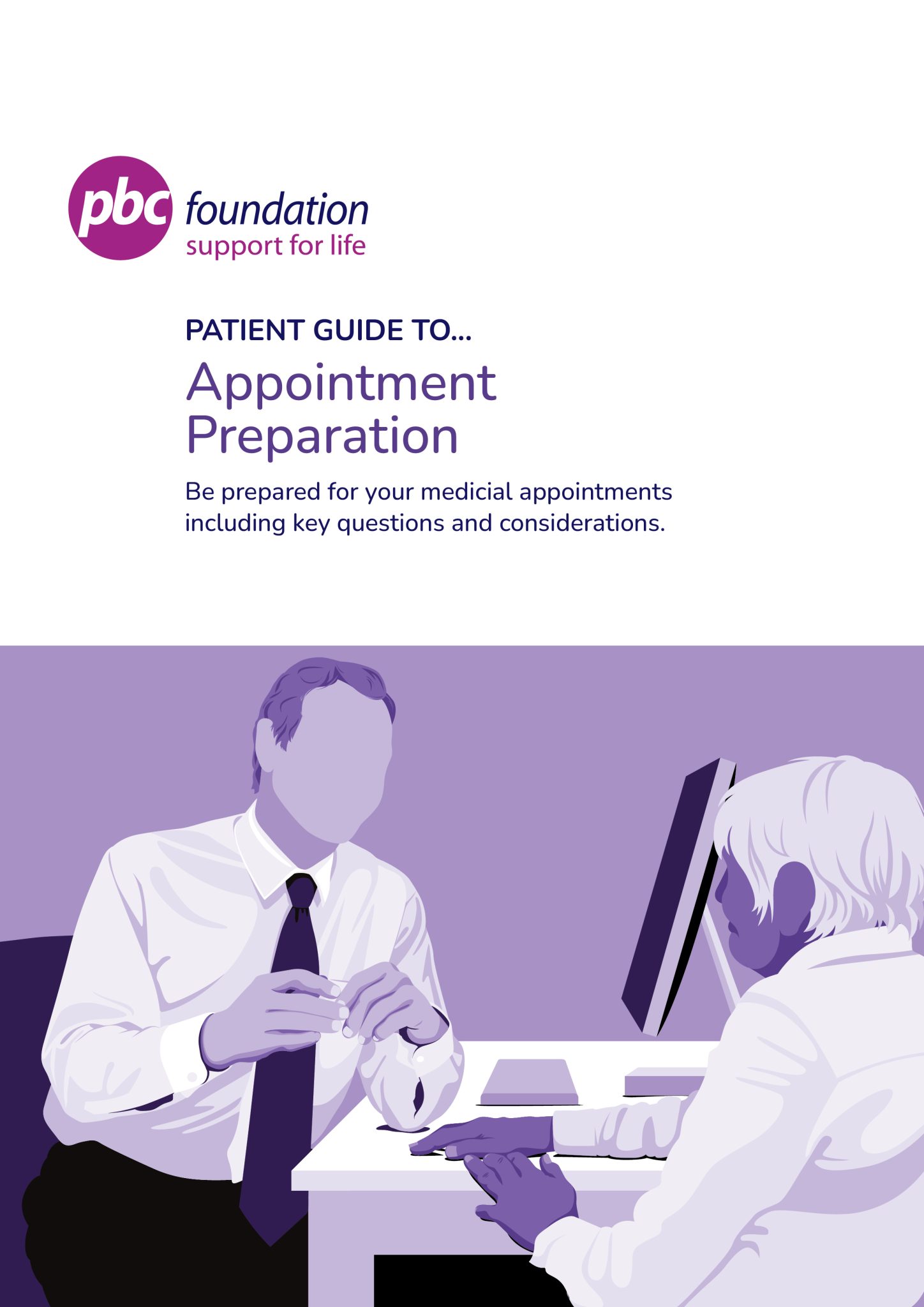 PBC Foundation Patient Guide to Appointment Prep Cover