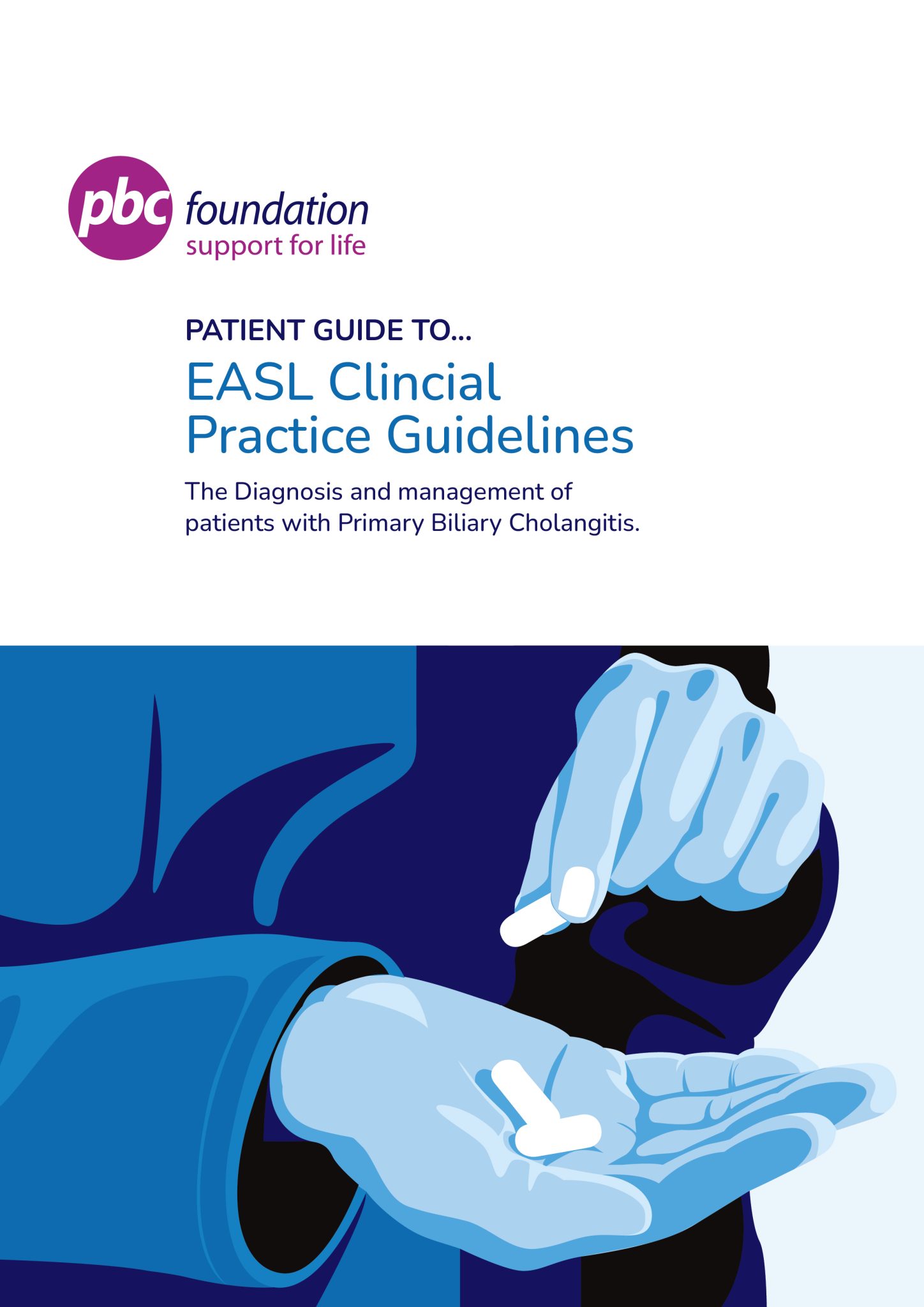 PBC Foundation Patient Guide to the EASL Clinical Practice Guidelines Cover